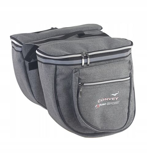 Torba rowerowa na bagażnik Sakwa dwie komory Codura Produkt Polski Convey na Arena.pl