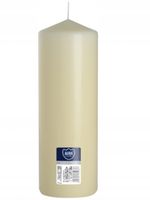 Świeca tradycyjna parafinowa Ecru Bispol 1 szt. 25 wys./ 7,8 cm