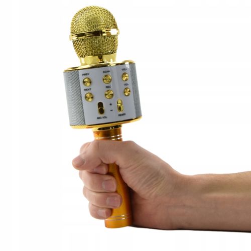 MIKROFON BEZPRZEWODOWY KARAOKE BLUETOOTH USB AUX na Arena.pl