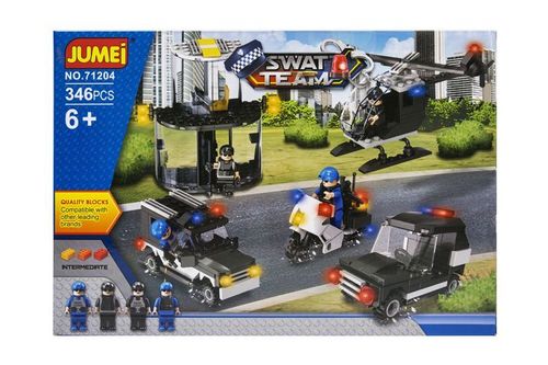 Klocki Jumei Swat  SŁUŻBY SPECJALNE 346 elementów, 38 x 26 cm na Arena.pl