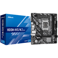 asrock h610m-hvs/m.2 r2.0 matx lga1700 ddr4