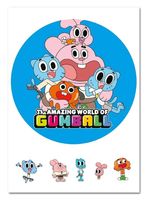 Wydruk cukrowy na tort A4 Gumball DIY