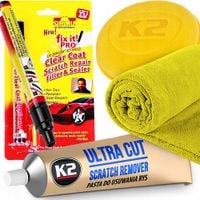Zestaw Do Polerowania Lakieru i Usuwania Rys Pasta K2 Ultra Cut Aplikator