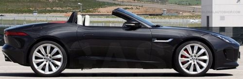 JAGUAR F-Type - Listwy CHROM na drzwi boczne dekoracyjne chromowane na Arena.pl