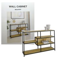 Regał szafka komoda ZDT industrialna 116 x 76 x 30 cm