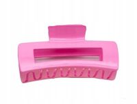 Spinka klamra plastikowa prostokątna różowy 11cm