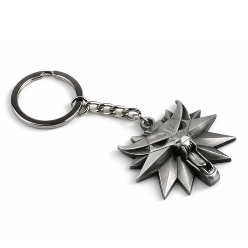 Wolf Medallion | 8 cm | Metal | Brelok Gamingowy | Witcher na Arena.pl