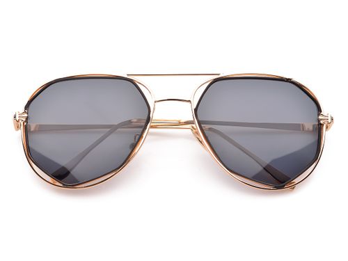 Geometryczne okulary pilotki na Arena.pl