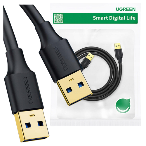 kabel usb 3.0 a-a ugreen  us128 2m (czarny) na Arena.pl