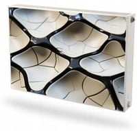 Mata magnetyczna magnes ozdobny na grzejnik na wymiar KAMIENNY WZÓR 60x100