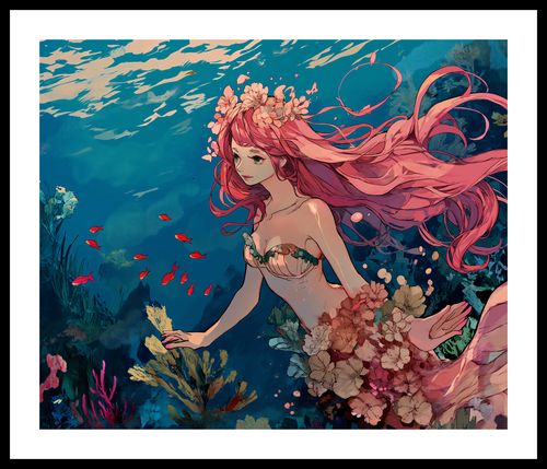 Plakat 60x50cm Nimfa Oceanu na Arena.pl