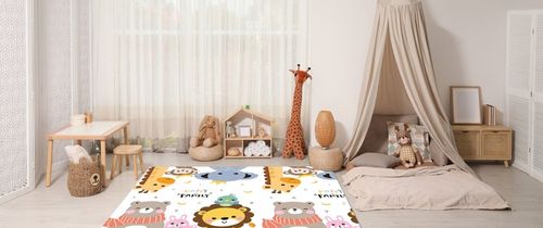 Mata piankowa składana dwustronna duża edukacyjna dla dzieci XPE 180x200 cm na Arena.pl