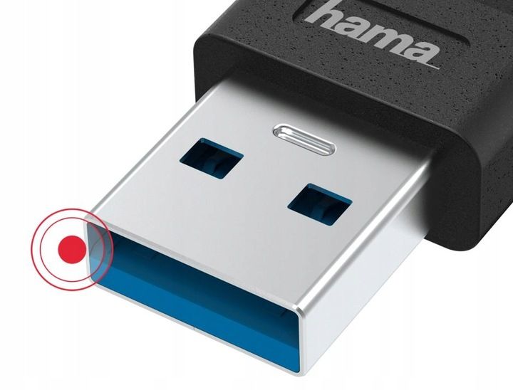 Adapter Hama gniazdo USB-C - wtyk USB-A 3.2 zdjęcie 3