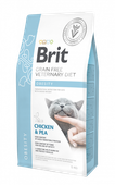 brit grain free veterinary diet cat obesity kurczak z groszkiem 5kg