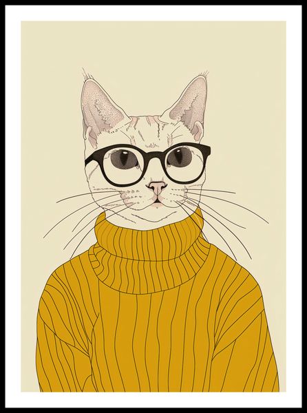 Plakat 50x70cm Intelektualista zdjęcie 3