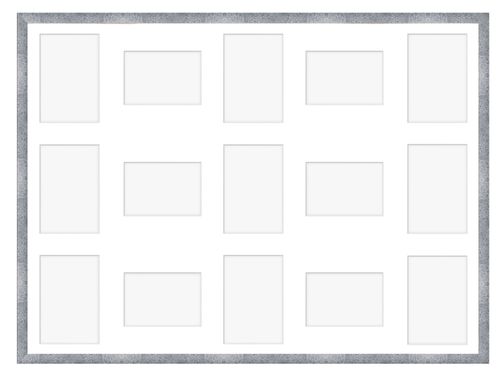 Ramka na 15 zdjęć Hekla 60x80x15 MDF galeria beton 1szt. na Arena.pl