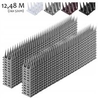 KOLCE NA PTAKI GOŁĘBIE PLASTIKOWE 24szt 12,48m
