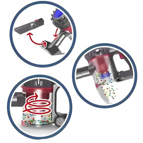 ODKURZACZ PIONOWY DLA DZIECI BEZPRZEWODOWY Z FUNKCJĄ SSANIA DŹWIĘKIEM 4w1 na Arena.pl