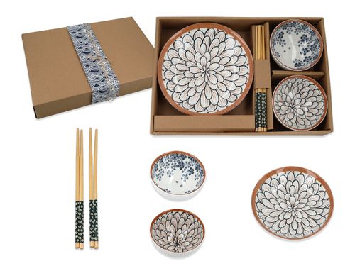 Kpl. 2 miseczek z pałeczkami + talerz na Arena.pl