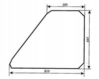 Szyba drzwi - drzwiowa do ładowacza Fortschritt T174-2