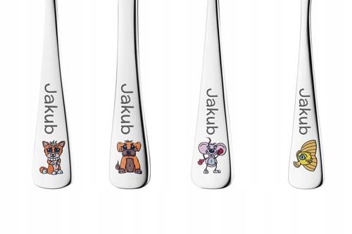 Sztućce dla Dzieci Gerlach Pychotki GRAWER PREZENT na Chrzest Roczek na Arena.pl