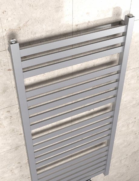 GRZEJNIK ŁAZIENKOWY PRIME-MID 500/430 SREBRNY zdjęcie 5