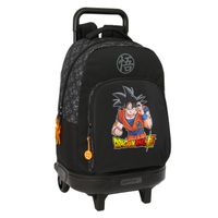Torba szkolna z kółkami Dragon Ball Combat Czarny 33 x 45 x 22 cm