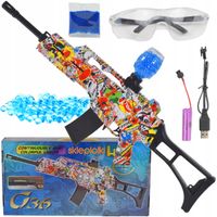 DUŻY KARABIN AUTOMATYCZNY AKUMULATOR ZESTAW NA KULKI ŻELOWE