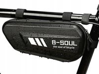 SAKWA ROWEROWA WODOODPORNA TORBA POD RAMĘ NA ROWER TRÓJKĄTNA 1,5L TWARDA