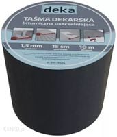 TAŚMA USZCZELNIAJĄCA DEKARSKA ALUBUTYL 15CM*10MB ALUMINIOWY - D-415-9006