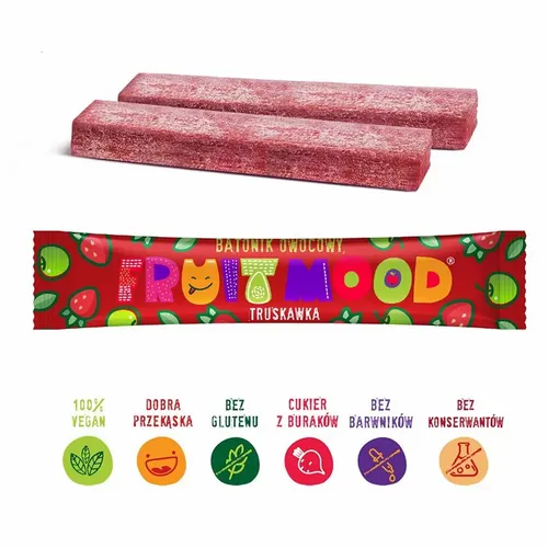 Batonik Owocowy - Truskawka Fruit Mood, 20g na Arena.pl