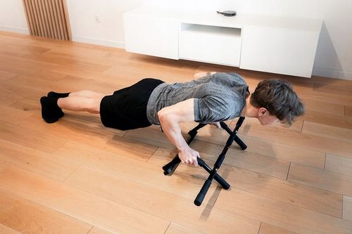 Drążek do Ćwiczeń Wielofunkcyjny do Podciągania Pompek Dipów Wytrzymały na Arena.pl