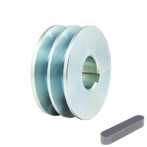 Koła koło pasowe szajba 2 paski 2x 13mm HA | fi 70 otwór 22 mm | + wpust na Arena.pl