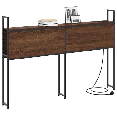 Szafka z Ładowaniem Brązowy dąb 135 cm Materiał drewnopochodny na Arena.pl