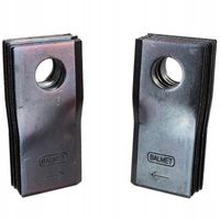 Nóż nożyk kosiarka rotacyjna 100x49x4 Samasz 12szt