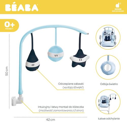 Beaba Łuk z zabawkami '"Bouncer Up&Down" blue na Arena.pl