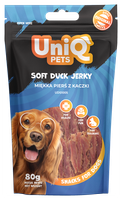 UNIQ PETS Przysmak dla psa miękka pierś z kaczki - przekąska psa 80g
