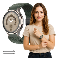 Pasek do Garmin Forerunner 55 / 158 / 245 / 645 / Music opaska zielony 20mm