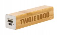 GRAWEROWANY Power bank USB reklamowy Z TWOIM LOGO NAPISEM 50 sztuk
