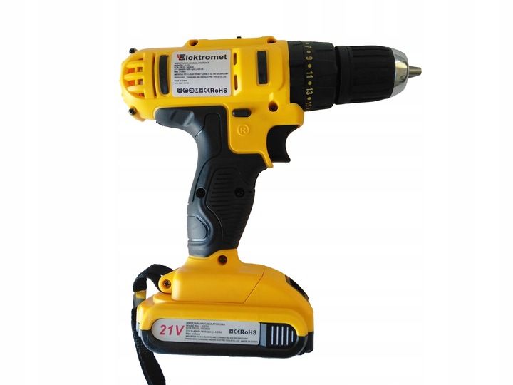 21V WIERTARKO WKRĘTARKA AKUMULATOROWA WALIZKA NASADKI BITY LED WALIZKA 2AKU zdjęcie 13