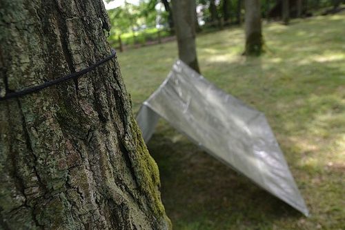 Tarp podłoga mocna płachta namiot 3x3 wodoodporny na Arena.pl