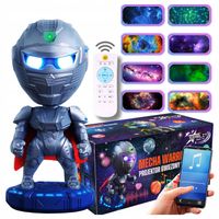 Projektor Gwiazd z Głośnikiem Bluetooth Lampka + 8 Dźwięków Relaksuje 4w1