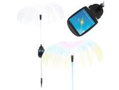 Lampa ogrodowa solarna światłowodowa dmuchawiec meduza