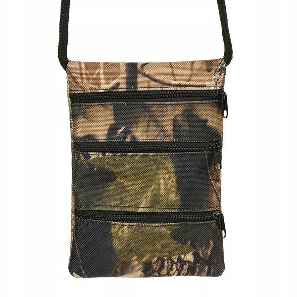 Brązowe Moro Saszetka Etui Paszportówka Duża Na Smartfona 3Kom I41 zdjęcie 1