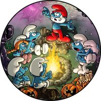 Opłatek na tor Smerfy Gargamel Klakier