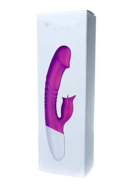 Wibrator-Silicon, Vibrator 7 Function and Heating Mode, Purple zdjęcie 5