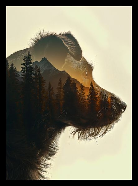 Plakat 20,5x28,4cm Psi Duch Lasu zdjęcie 2