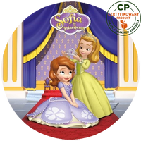 Opłatek na tort Princess Księżniczka Zosia