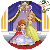 Opłatek na tort Princess Księżniczka Zosia