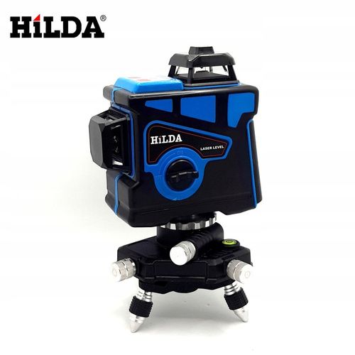 HILDA POZIOMICA 3D 12 LINII LASER KRZYŻOWY SAMOPOZIOMUJĄCY NIWELATOR TARCZA na Arena.pl